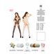 Бодистокинг Passion BS017 white, комбинезон, имитация чулок и пояса PBS017W фото 5