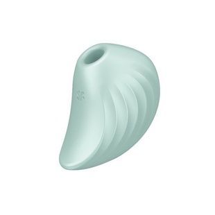 Вакуумний кліторальний стимулятор із вібрацією Satisfyer Pearl Diver Mint SO6077 фото