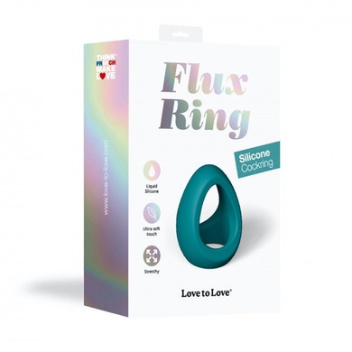 Ерекційне кільце подвійне Love To Love FLUX RING - TEAL ME SO5086 фото