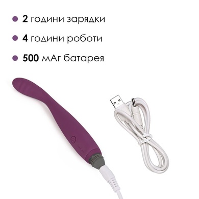 Тонкий вибратор точки G Svakom Cici Violet SO4843 фото