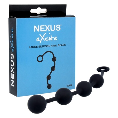 Анальные шарики Nexus Excite Large Anal Beads, силикон, макс. диаметр 3 см SO3843 фото