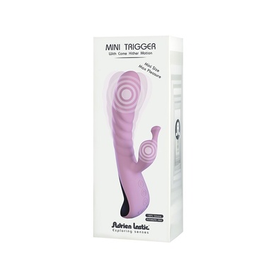 Вибратор Adrien Lastic Mini Trigger с массирующими движениями ствола AD11131 фото