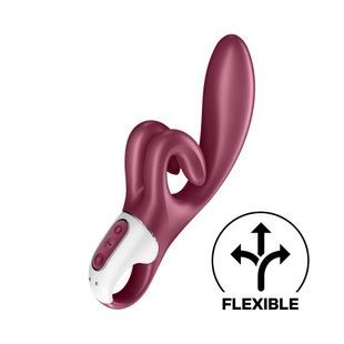 Вибратор-кролик Satisfyer Touch Me Red, двойной отросток, 3 мощных мотора SO7776 фото