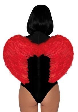 Leg Avenue Marabou feather devil wings Red SO7946 фото