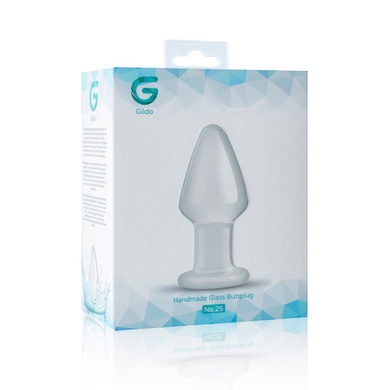 Скляна анальна пробка Gildo Glass Buttplug No. 25 SO4416 фото