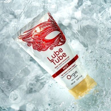 Лубрикант на водній основі Orgie Lube Tube Hot, 150 мл, з зігріваючим ефектом, без запаху SX1523 фото