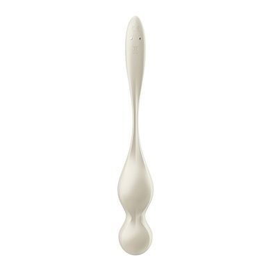 Вагінальні смарт-кульки з вібрацією Satisfyer Love Birds 1 Connect App White, 78 г SX0569 фото