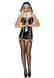 Leg Avenue Vinyl Sinful Sister M Black SO7992 фото 3