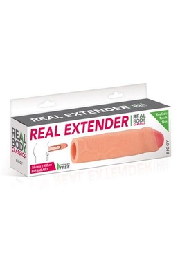 Насадка на член Real Body — Real Extender BIGGY із закритою головкою SO3720 фото