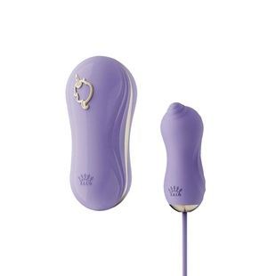 Набір 2в1 Zalo &mdash; UNICORN Violet, віброяйце + вакуумний стимулятор SO6685 фото