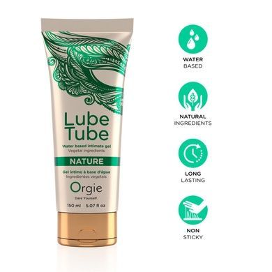 Лубрикант на водной основе Orgie Lube Tube Nature, 150 мл, натуральный состав, увлажняет, успокаивает SX1524 фото