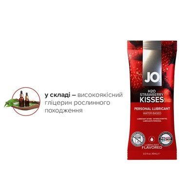 Набір лубрикантів Foil Display Box &ndash; JO H2O Lubricant &ndash; Strawberry &ndash; 12 &times; 10ml &ndash; підходять для ораль SO6161 фото