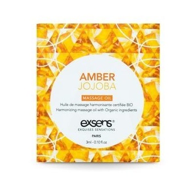 Пробник масажної олії EXSENS Amber Jojoba 3мл SO2384 фото