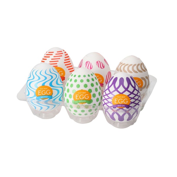 Набор мастурбаторов-яиц Tenga Egg Wonder Pack (6 яиц) SO5500 фото