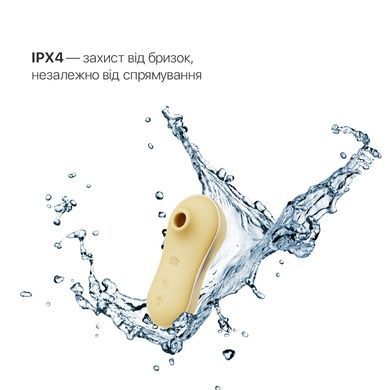 Набор 2в1 Zalo &mdash; UNICORN Yellow, виброяйцо + вакуумный стимулятор SO6686 фото