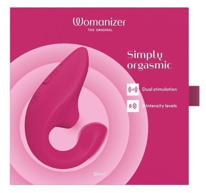 Вакуумный клиторальный стимулятор Womanizer Blend Vibrant Pink SX2143 фото