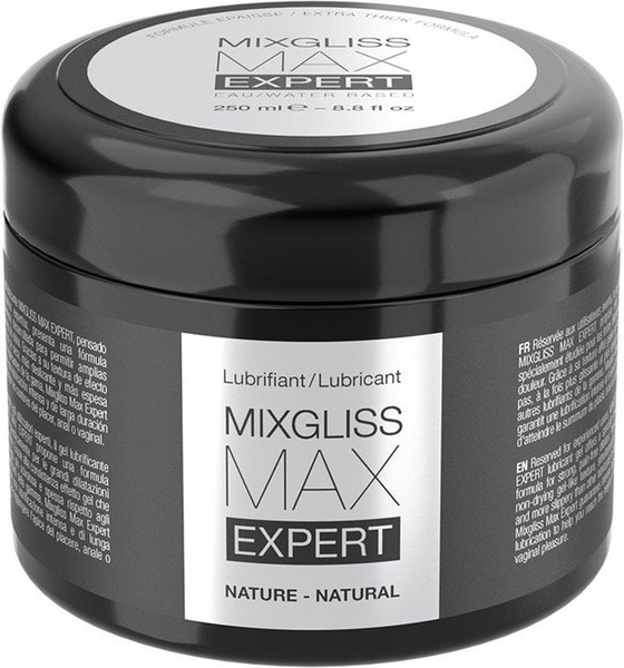 Густая смазка для фистинга и анального секса MixGliss MAX Expert Nature (250 мл) на водной основе SO2736 фото