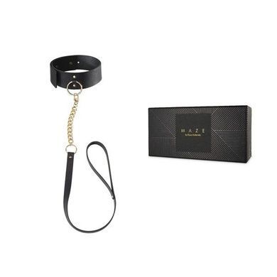 Чокер Bijoux Indiscrets MAZE &ndash; Wide Chocker Black SO2648 фото