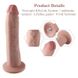 Фалоімітатор 10.2″ з вібрацією для секс-машин Hismith Silicone Dildo with Vibe, знімний конектор Kli SO6211 фото 3