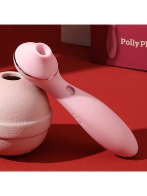 Вакуумный вибратор KisToy Polly Plus Pink SO4959 фото