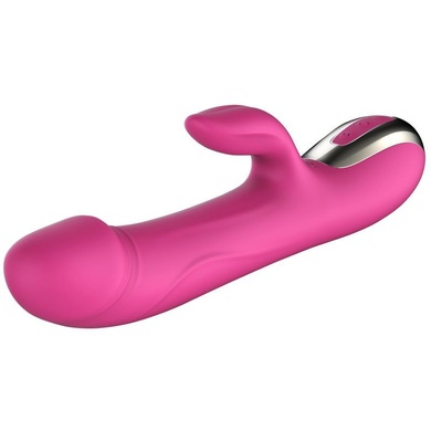 Вибратор-пульсатор Leten Automatical Thrusting Vibrator с подогревом, перезаряжаемый, 10 режимов SO2128 фото