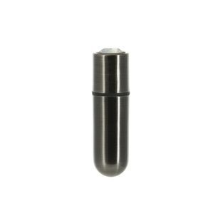 Вибропуля PowerBullet First-Class Bullet 2.5&Prime; with Key Chain Pouch, Gun Metal, 9 режимов вибрации SO6846 фото