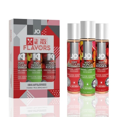 Набор System JO Tri-Me Triple Pack - Flavors (3 х 30 мл) три разных вкуса оральных смазок SO2840 фото