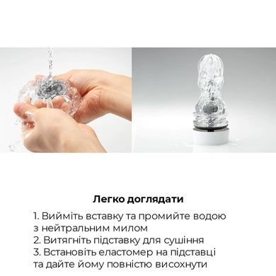 Мастурбатор Tenga &mdash; Aero Masturbator Silver, інноваційна технологія всмоктування SO4912 фото