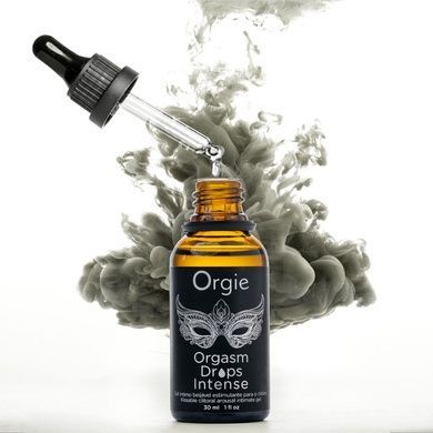 Возбуждающие капли для клитора Orgie Orgasm Drops Intense, 30 мл, тепло-холод, вкус яблока SX1530 фото