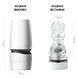 Мастурбатор Tenga &mdash; Aero Masturbator Silver, інноваційна технологія всмоктування SO4912 фото 2