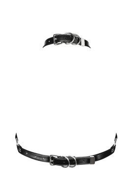 Портупея на грудь Obsessive A740 harness black O/S, искусственная кожа SO7853 фото