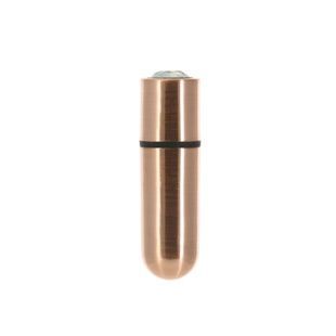 Вибропуля PowerBullet First-Class Bullet 2.5&Prime; with Key Chain Pouch, Rose Gold, 9 режимов вибрации SO6847 фото