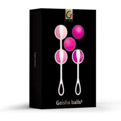 Вагінальні кульки Geisha Balls 3 - Рожеві FT10493 фото