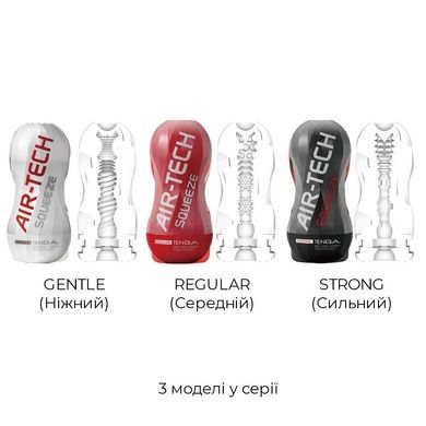 Мастурбатор Tenga Air-Tech Squeeze Gentle, сжимаемый корпус, более плотный вход SO3372 фото