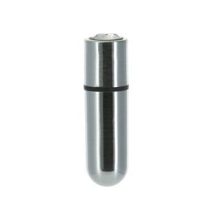 Віброкуля PowerBullet - First-Class Bullet 2.5" with Key Chain Pouch, Silver SO6848 фото