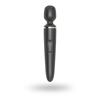 Вибромассажер Satisfyer Wand-er Woman (Black/Gold), водонепроницаемый, мощный, размер XXL SO3456 фото