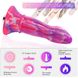 Фалоімітатор для секс-машин Hismith 10.3″ Silicone Monster Dildo Series, система кріплення KlicLok т SO6216 фото 4