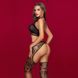 Бодістокінг JSY 7961 топ та колготки з доступом One Size, імітація резинки та підв&rsquo;язок SO6890 фото 3
