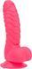 Ребристий фалоімітатор на присосці ADDICTION &mdash; Tom 7&Prime; Dildo With Balls &mdash; Pink, віброкуля в подарунок SO5585 фото 3
