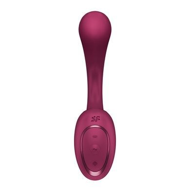 Вагінально-кліторальний вібратор Satisfyer G for Goddess 2 Wine Red, 2 мотори SX3260 фото