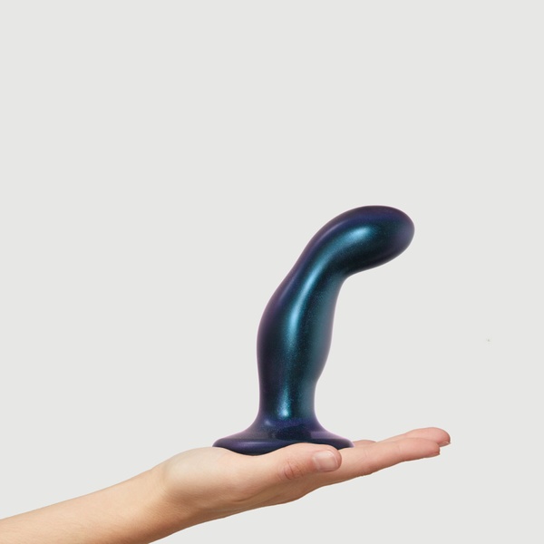 Дилдо Strap-On-Me DILDO PLUG SNAKY METALLIC BLUE - M SO6825 фото