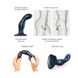 Дилдо Strap-On-Me DILDO PLUG SNAKY METALLIC BLUE - M SO6825 фото 3