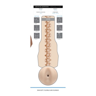 Мастурбатор попка Fleshjack Boys: Griffin Barrows Cake SO8157 фото
