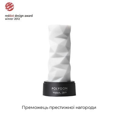 Мастурбатор Tenga 3D Polygon, дуже ніжний, з антибактеріального еластомеру зі сріблом SO2197 фото