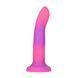Светящийся в темноте фаллоимитатор ADDICTION Rave 8&Prime; Glow in the Dark Dildo Pink Purple, 20,3 см SO6850 фото 1