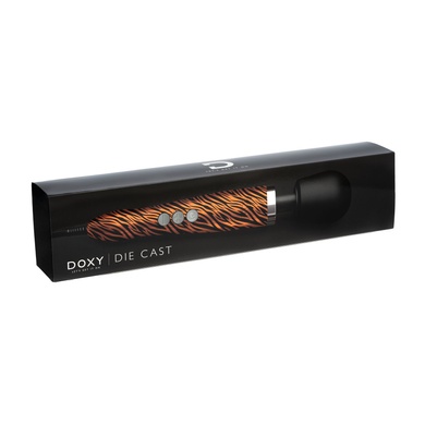 Вибромассажер DOXY Die Cast TIGER, очень мощный, питание 220В, металлический корпус SO8018 фото