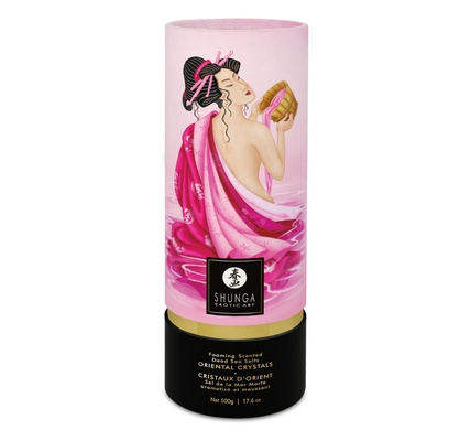 Сіль для ванни Shunga Oriental Crystals Bath Salts – Aphrodisia (500 г), сіль Мертвого моря SO6893 фото