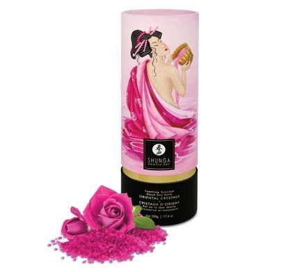 Сіль для ванни Shunga Oriental Crystals Bath Salts &ndash; Aphrodisia (500 г), сіль Мертвого моря SO6893 фото