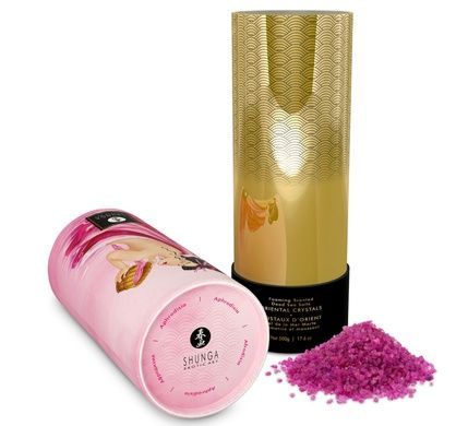 Сіль для ванни Shunga Oriental Crystals Bath Salts &ndash; Aphrodisia (500 г), сіль Мертвого моря SO6893 фото