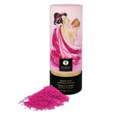 Сіль для ванни Shunga Oriental Crystals Bath Salts &ndash; Aphrodisia (500 г), сіль Мертвого моря SO6893 фото